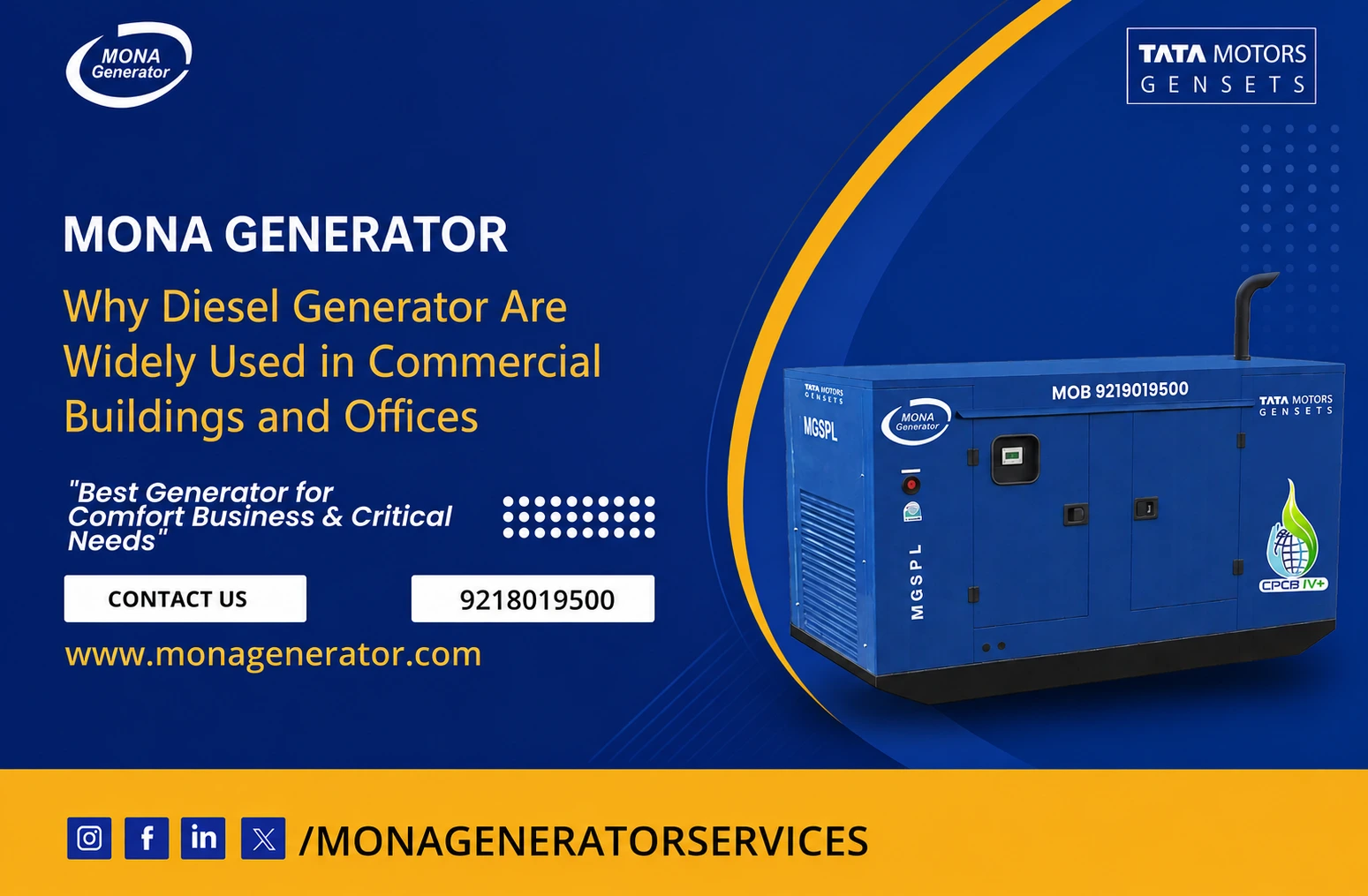 Why Diesel Generator Are Widely Used in Commercial Buildings and Offices